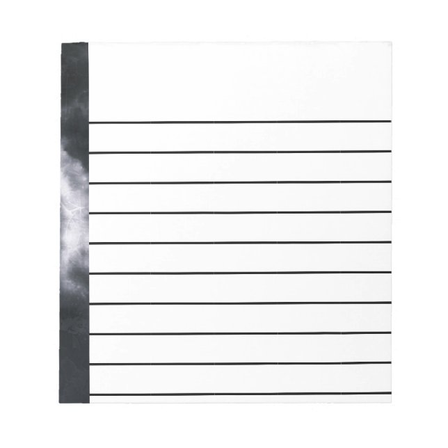 Bloc-note Nuages foncés (Devant)