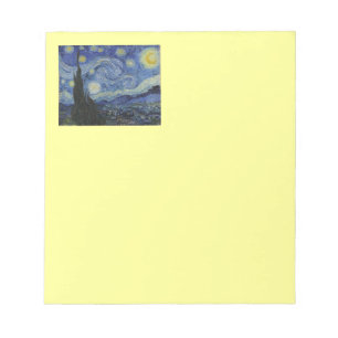 Bloc-note Nuit étoilée de Van Gogh