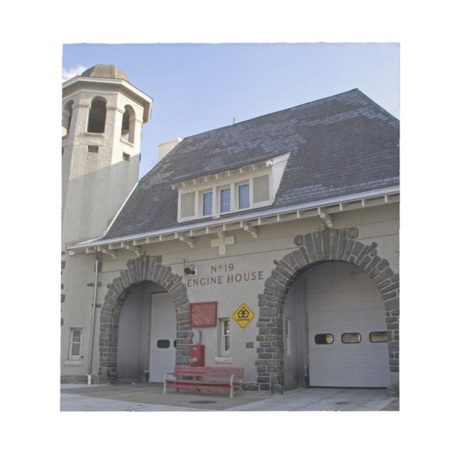 Bloc-note Numéro 19 Engine House à Washington, D.C. (Devant)