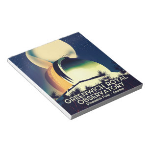 Bloc-note Observatoire royal de Londres Greenwich