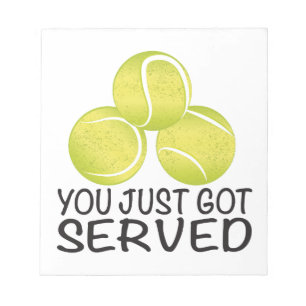 Bloc-note Obtiennent servis