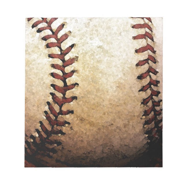 Bloc-note Oeuvre De Baseball (Devant)