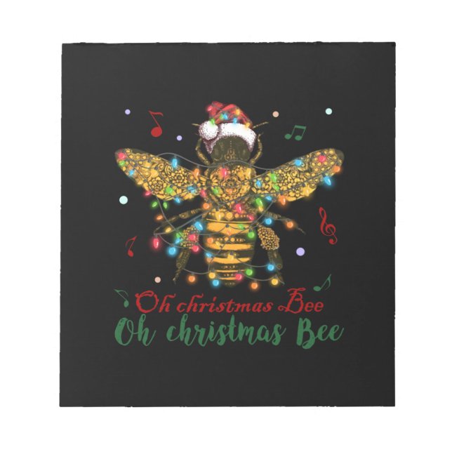 Bloc-note Oh Christmas Bee | Oh Christmas Bee (Devant)