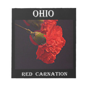 Bloc-note Ohio Red Carnation