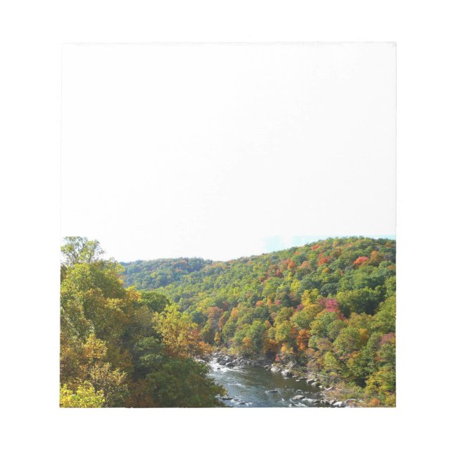 Bloc-note Ohiopyle River à l'automne II Pennsylvanie Automne (Devant)