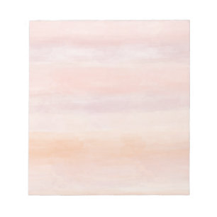 Bloc-note Ombre d'aquarelle de teint rose pâle du soleil