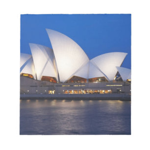 Bloc-note Opéra de Sydney la nuit, Sydney, Nouvelle-Galles d