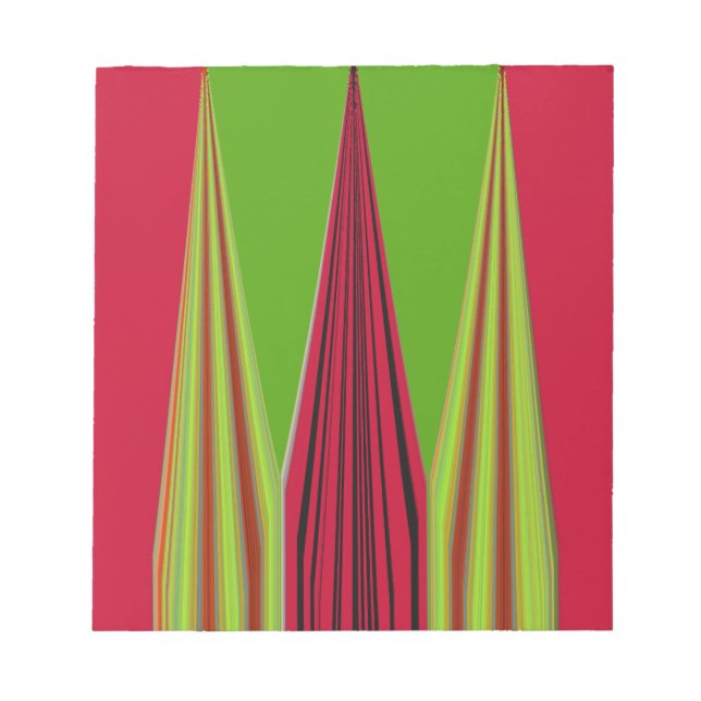 BLOC-NOTE OR ROUGE VERT (Devant)
