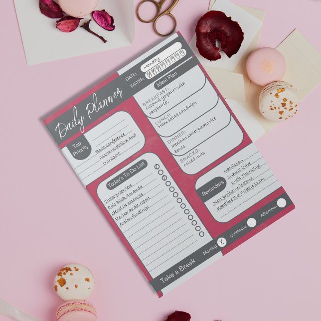 Bloc-note Organiser avec style | Planificateur de déchirure  (Créateur téléchargé)
