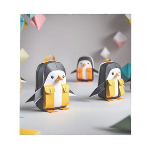 Bloc-note Origami Art - Pingouins adorables pour bébés dans 