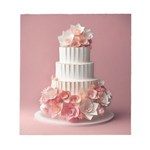 Bloc-note Origami Art - Un gâteau mariage exquis