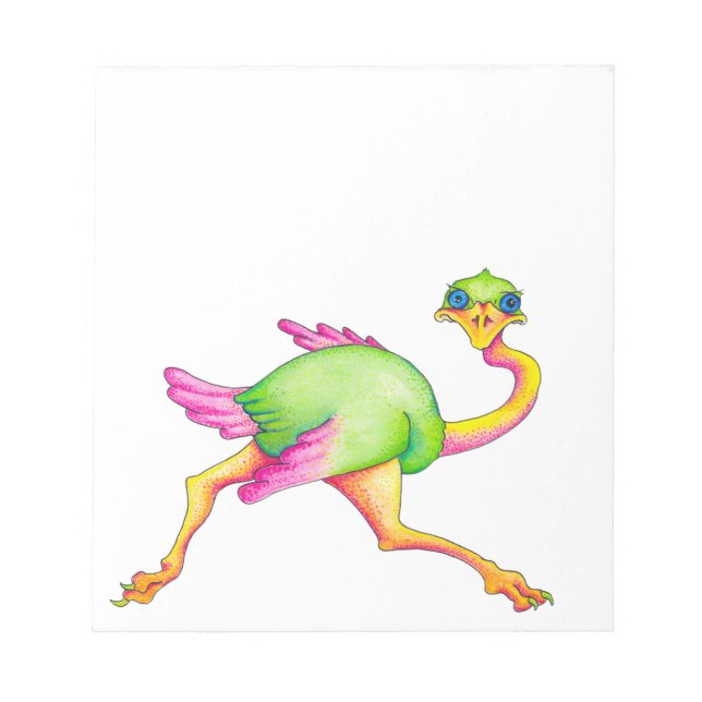 Bloc-note Ostrich rare (Devant)