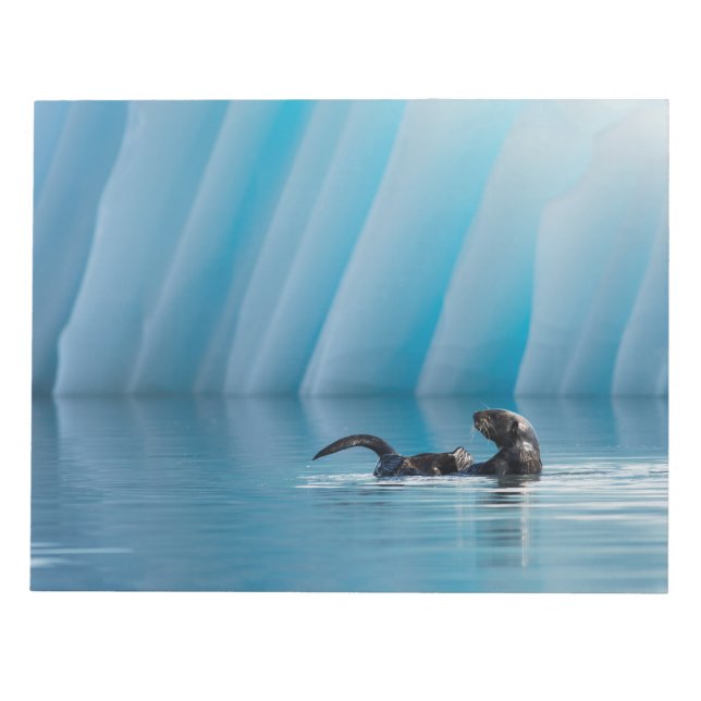 Bloc-note Otter de mer joueuse (Devant)