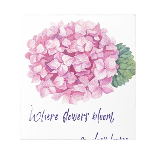 Bloc-note Où fleurissent les fleurs (Devant)