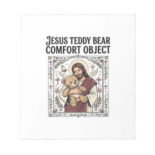 Bloc-note Ours en peluche Jésus Objet de Confort Ours en pel