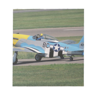 Bloc-note P-51 nord-américain D brillant Donna sur