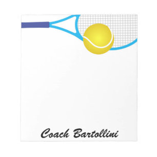 Bloc-note Pad de note de tennis scolaire - SRF