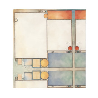 Bloc-note Page de carte - Schéma