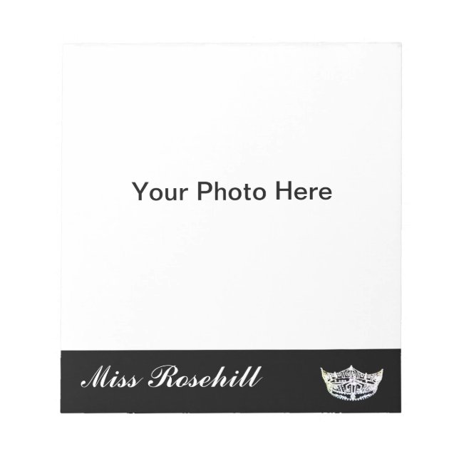 Bloc-note Pageant Crown Autographe Pad (Devant)
