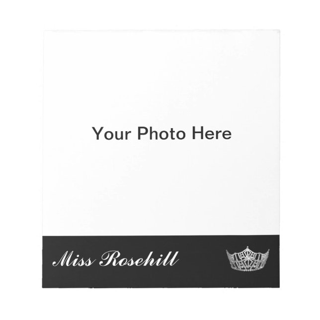 Bloc-note Pageant Photo Autographe Pad (Devant)