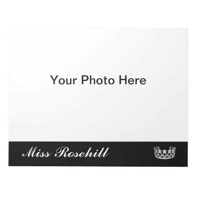 Bloc-note Pageant Photo Autographe Pad (Devant)