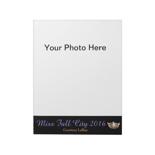 Bloc-note Pageant photo style Miss America Autographe (Tourné)