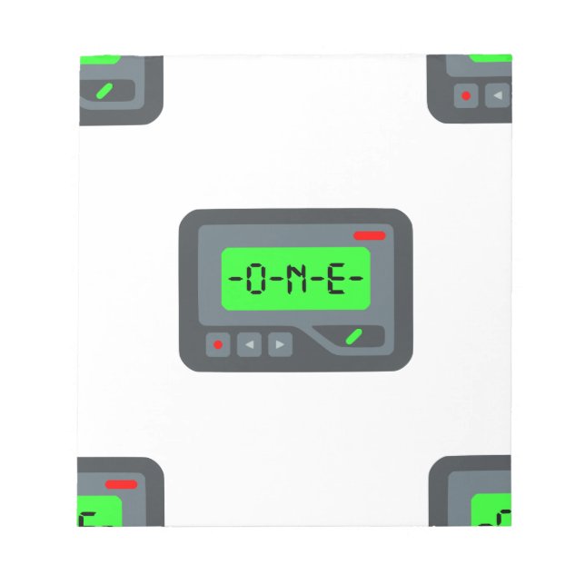 Bloc-note pager émoji (Devant)