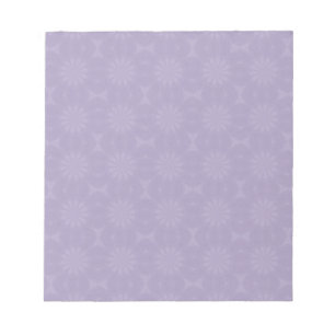 Bloc-note Pale Lilac Motif