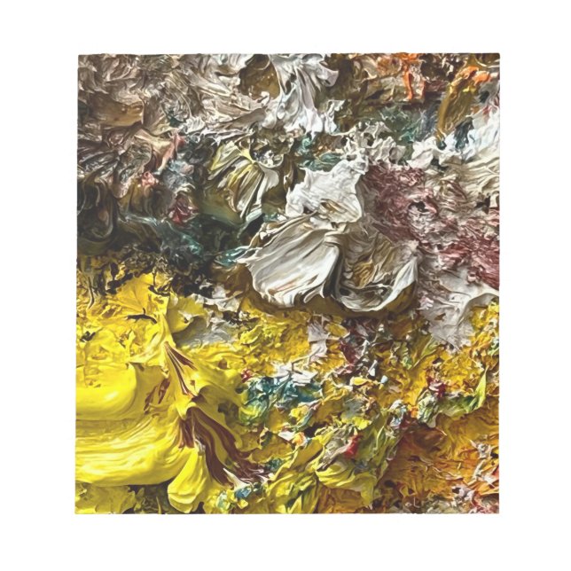 Bloc-note Palette de l'artiste #1 (Devant)