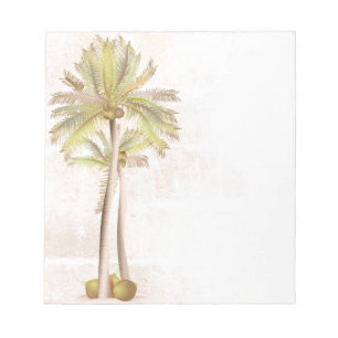Bloc-note Palmier Tropical De Cocotiers