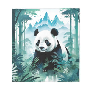 Bloc-note Panda Faune Animà Nature Environnement Forêt