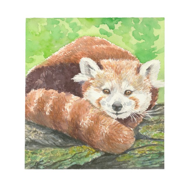 Bloc-note Panda rouge (Devant)