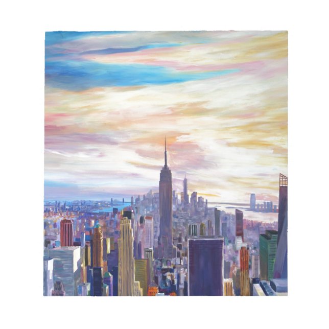 Bloc-note Panorama NYC avec Chrysler et Empire State (Devant)