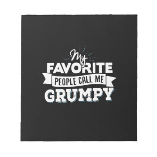 Bloc-note Papa Cadeau Mes Favoris Les Gens M'Appelent Grumpy
