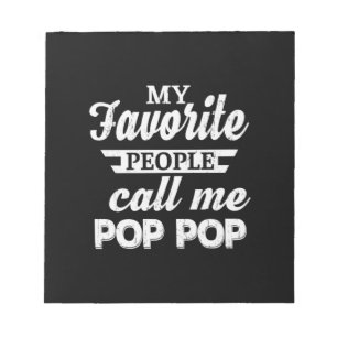 Bloc-note Papa Cadeau Mon Favori Les gens m'appellent Papa