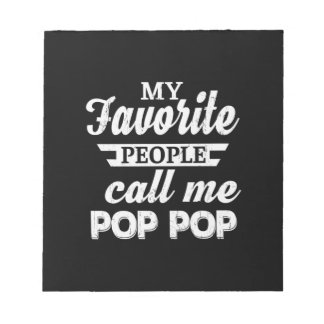 Bloc-note Papa Cadeau Mon Favori Les gens m'appellent Papa