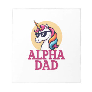 Bloc-note Papa licorne drôle Laufey hommes Fête des Pères No