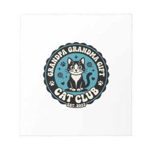 Bloc-note Papa Maman Chat Cadeau Amateur de Chats T-Shirt Ar