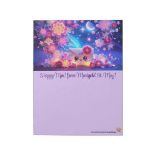 Bloc-note Papeterie de courrier heureux pour courrier postal