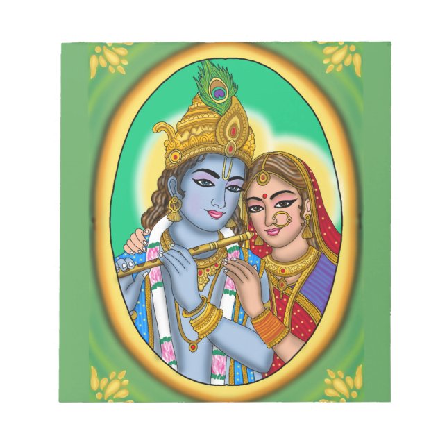 Bloc-note Papeterie Radha Krishna (Devant)