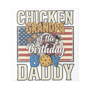 Bloc-note Papi du gâteau d'anniversaire garçon lait cookie T