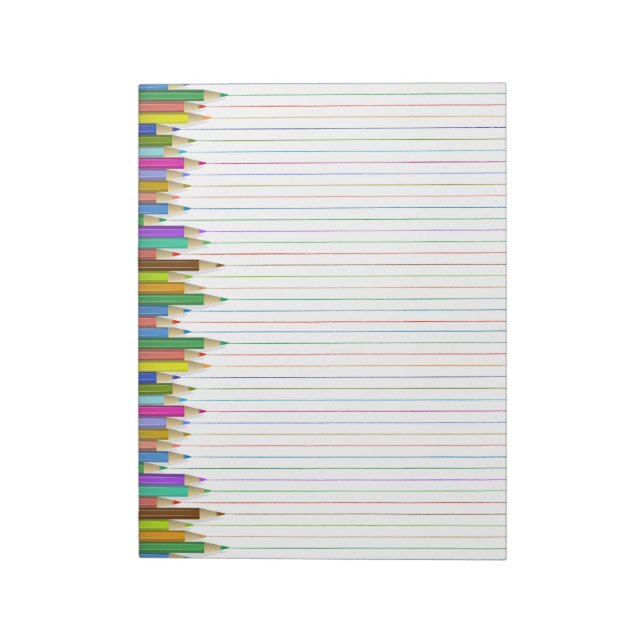 Bloc-note Papier à crayon couleur (Tourné)
