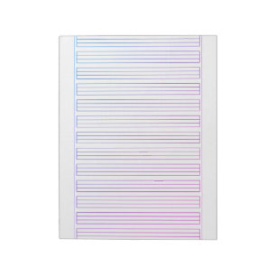 Bloc-note Papier à lettres allemand – 3 lignes avec cadre