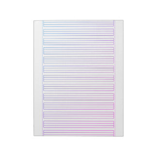 Bloc-note Papier à lettres allemand – 3 lignes avec cadre