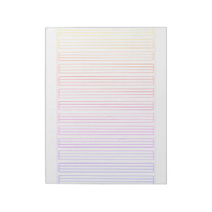 Bloc-note Papier à lettres allemand – 3 lignes avec cadre