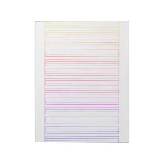 Bloc-note Papier à lettres allemand – 3 lignes avec cadre