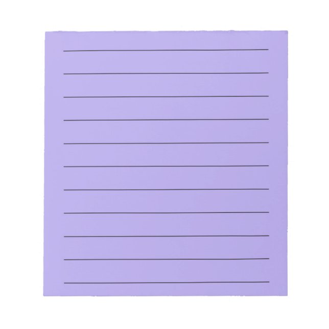 Bloc-note Papier à lettres Purple Elegant & Vibrant (Devant)