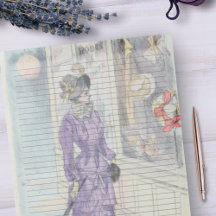 Papier de l'Ordre - Mode victorienne Vintage