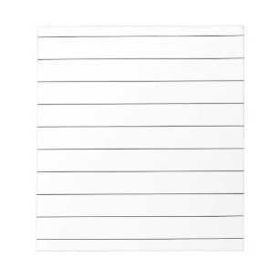 Bloc-note Papier linéaire moderne minimaliste Professionnel