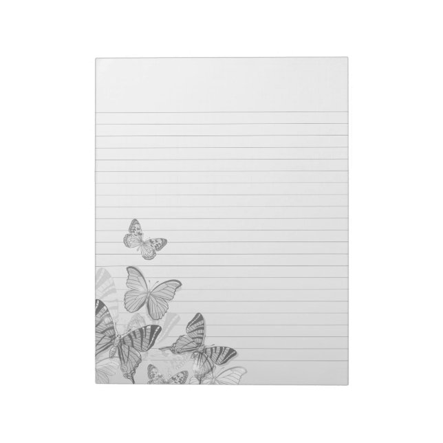 Bloc-note Papier-notes Papier-notes en niveaux de gris (Tourné)